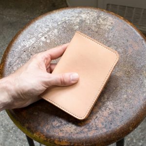 Выкройка двойного кожаного кошелька для паспорта