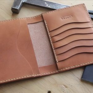 Выкройка для кожаного дорожного кошелька для паспорта.