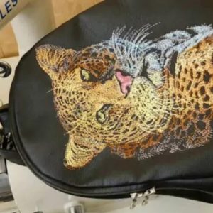 Выкройка кожаного рюкзака с ушками