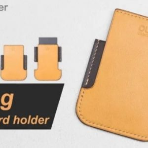 Выкройка кожаного слайдера-картхолдера с функцией выдвижения карт.