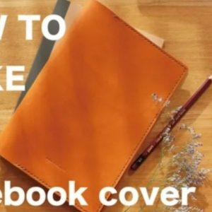 Выкройка кожаной обложки для ежедневника.