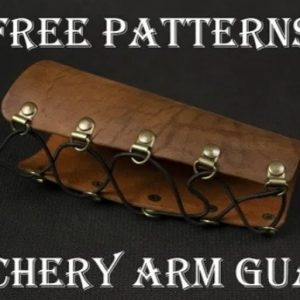 Выкройка кожаных леггинсов с элементами для лучника.