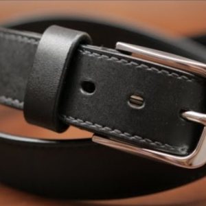 Выкройка мужского кожаного брючного ремня шириной 4 см.