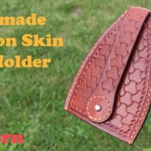 Схема для изготовления кожаной ключницы.