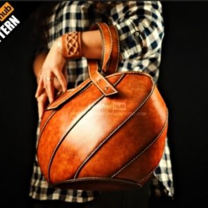 Выкройка женской кожаной сумки.