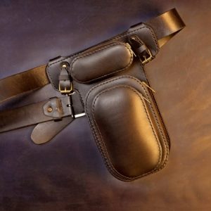 Выкройка поясной сумки для хранения различных вещей и мелочей.