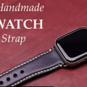 Выкройка кожаного ремешка для Apple Watch.