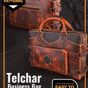 Выкройка кожаной сумки для ноутбука 15