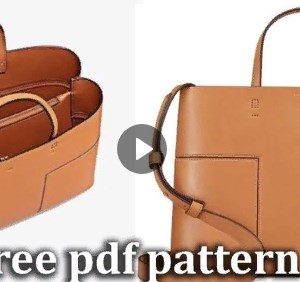 Женская кожаная сумка-шоппер с перегородкой.