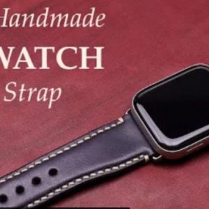 Выкройка кожаного ремешка для Apple Watch.