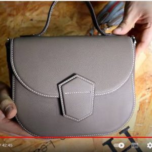 Выкройка маленькой женской кожаной сумочки