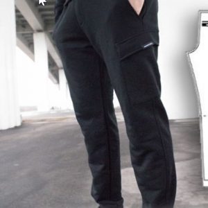 Выкройка мужских спортивных брюк