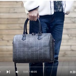 Выкройка для создания кожаной сумки в стиле «Бостон».