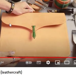 Выкройка кожаного портфеля/портфеля-мессенджера.