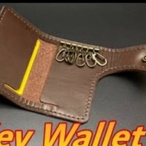 Выкройка для кожаной ключницы.