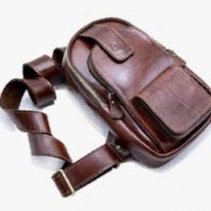 Выкройка для небольшой кожаной слинг-сумки