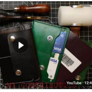 Выкройка дорожного кошелька для документов с инструкцией по сборке в формате видео.