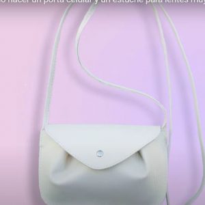 Выкройка кожаной сумки через плечо для документов (лето).