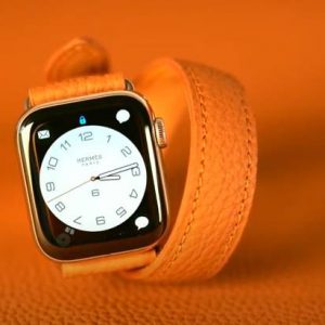 Выкройка кожаного ремешка для Apple Watch толщиной 4 мм.