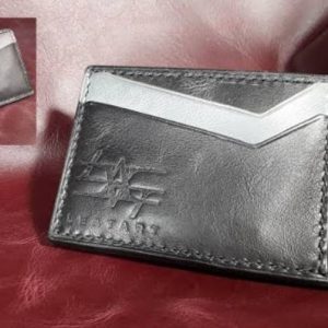 Выкройка для создания кожаной визитницы.