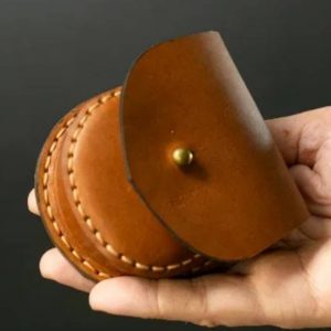 Выкройка компактного кошелька для мелочи.