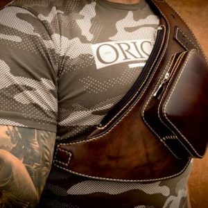 Выкройка кожаной нагрудной сумки