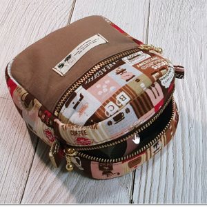 Выкройка дорожного органайзера на молнии с инструкцией по смене ткани.