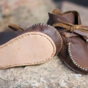 Выкройка детских кожаных сапог.