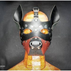 Выкройка маски собаки для человека.