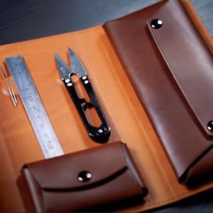 Выкройка кожаного органайзера для швейной фурнитуры и мелочей