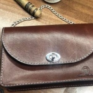 Выкройка для создания маленького женского клатча на цепочке.