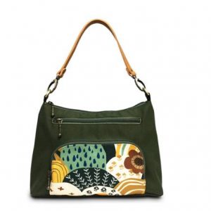 Выкройка женской сумки-хобо из ткани.