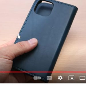 Выкройка кожаного чехла для Apple iPhone 13.