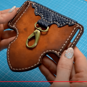 Выкройка кулона для кожаного ремня.