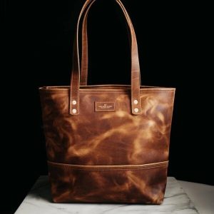 Выкройка для создания кожаной сумки-шоппера.