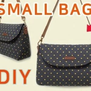 Выкройка маленькой женской сумочки через плечо.