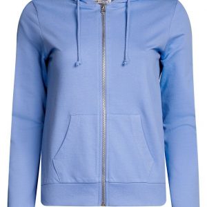 Выкройка для вязаной женской толстовки с капюшоном и молнией.