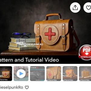 Выкройка кожаного врачебного мессенджера.