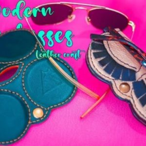 Выкройка кожаных чехлов для очков.