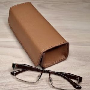 Выкройка кожаного футляра для очков.