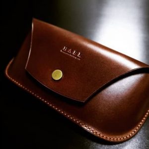 Выкройка кожаного футляра для очков.