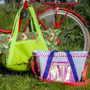 Выкройка тканевой большой пляжной сумки/сумки-шоппера.