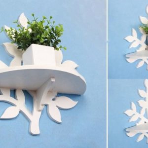 Макет декоративной полки для лазерной резки с изысканным дизайном