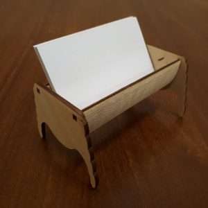 Макет визитницы для лазерной резки