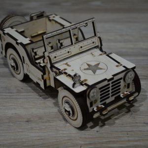 Макет Jeep для лазерной резки
