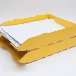 Лоток для документов с лазерной резкой