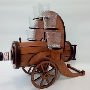 Мини-бар в оригинальном дизайне "Пулемёт"