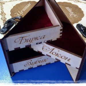 Коробка для хранения ценных вещей с стильным дизайном