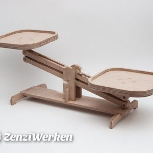 Макет сувенирных весов для лазерной резки