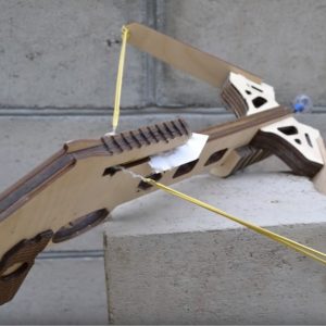 Макет арбалета для лазерной резки